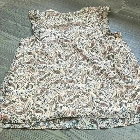 ECLAIR | Nordstrom colourful paisley  tank top blouse - Picture 12 of 13